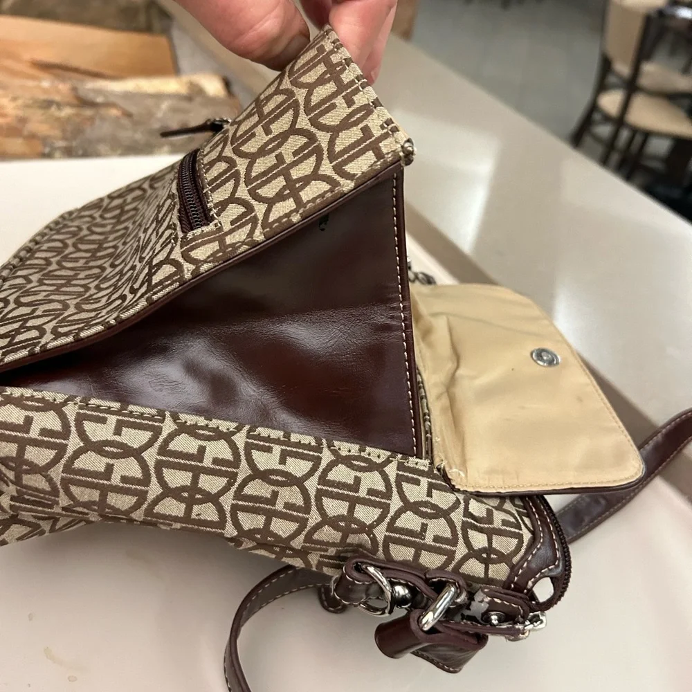 Crossbody Patterned Bag-Giani Bernini-Tough looking bag! Gorgeous strong
